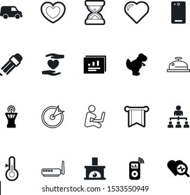 art vector icon set such as: departure, notebook, traditional, stock, antenna, pencil, volume, a, male, jet, pennon, second, thermometer, reataurant, air, look, management, automobile, study, happy