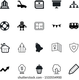 art vector icon set such as: streetlight, car, circle, subject, notification, robots, ringer, lamp, decor, transportation, restaurant, grow, survival, hierarchy, organization, date, ecological