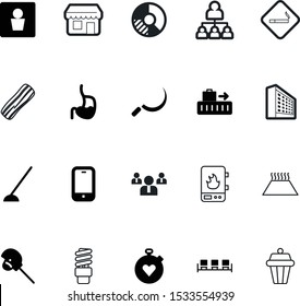 art vector icon set such as: text, blade, nobody, toy, grocery, washroom, heating, boutique, filter, flooring, stomach, diagram, call, bulb, businessman, hospital, lamppost, community, chronometer