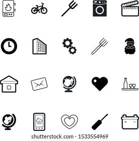 art vector icon set such as: security, season, cafe, boiler, contour, bike, clap, hand, city, apartment, water, cute, relaxation, summer, style, device, cartoon, gears, clip, heater, clinic, leather