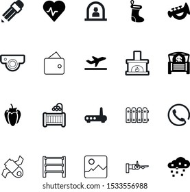 art vector icon set such as: ecg, hospital, gold, phone, cam, baby, style, video, ui, terminal, holiday, rack, flame, product, fireplace, red, small, computer, objective, horn, virtual, router