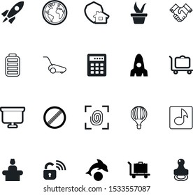 art vector icon set such as: soil, electricity, theft, all, cutter, board, password, rubber, manager, globe, information, armor, shield, international, sound, flower, basket, shaking, vegetation