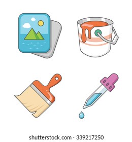 Art vector icons