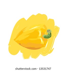 Art. Vector illustration of pepper
