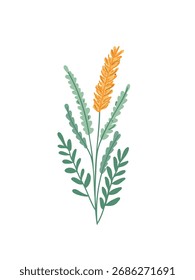 Arte Ilustración vectorial Orejas de trigo