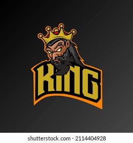 art vector logo e-sport king 