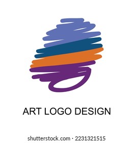 Diseño gráfico con logotipo de vectores de arte