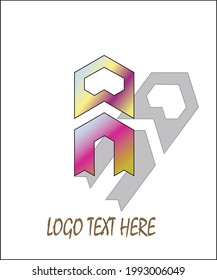 logotipo vectorial de arte en iluminador