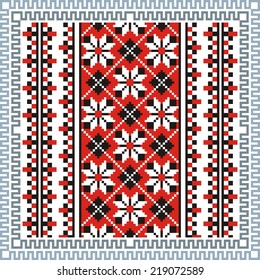Art vector ornament from Russia and Ukraine