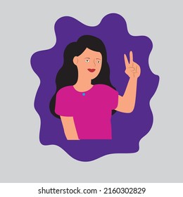 Arte vectorial Forma de imagen las mujeres lideran el cartón de liderazgo humano