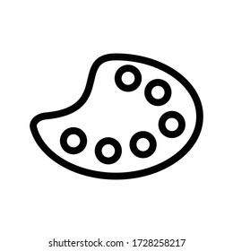 icono de línea delgada vectorial de arte 