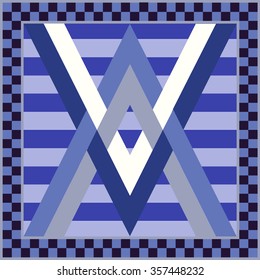 Art vintage abstract seamless pattern or texture (background). Ethnic geometric print. Fabric, cloth design, wallpaper, wrapping. Vector illustration.