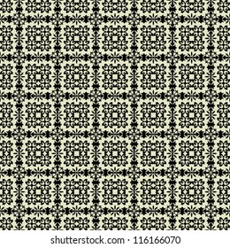fondo de patrón de damasco vintage de arte en vector