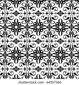 art vintage floral pattern background