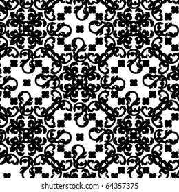 art vintage floral pattern background