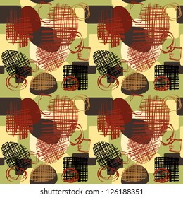 art vintage geometric pattern background