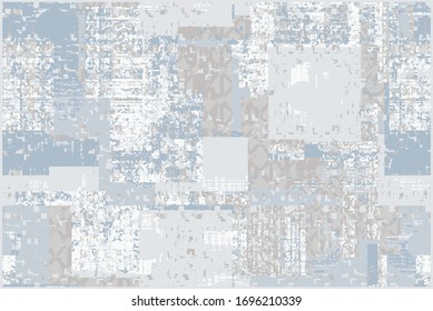 Art vintage  modern and trendy chic elegance print or weave pattern design in vector for carpet, rug, 