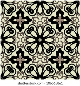 art vintage vector seamless pattern background