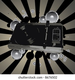 art vinyl player