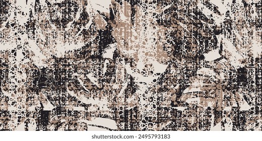 art washed coat surface tile jacquard, floral, paisley line geometric texture digital printing pattern design. yarns for sports style vector fabric seamless abstract natural textured for floors