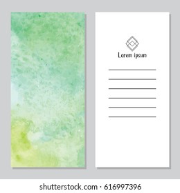 Art of watercolor stains of paint on watercolor paper. Grunge abstract vector background
