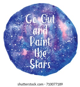 Art of watercolor stains of paint on watercolor paper. Grunge abstract vector background