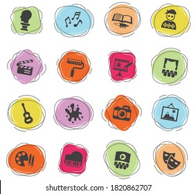 art web icons for user interface design