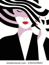Art Work Vector Girl Image