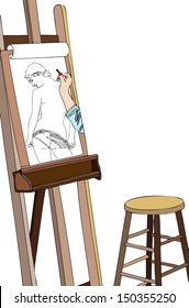 Art workshop - Sketch of naked
