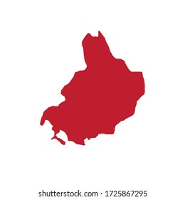 Arta, the city of Greece. Map vector illustration.
