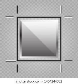 Artboard, crop, square, tool icon. Vector