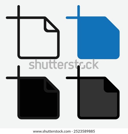 Artboard icon isolated in white and black colors. artboard outline vector icon from user interface collection. Artboard Tool Icon.