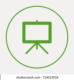Artboard minimal vector icon. Canvas flat line icon for websites and mobile minimalistic flat design.