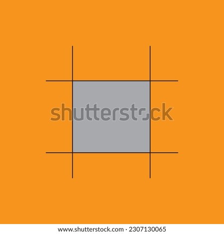 Artboard Tool icon design features a square or rectangular frame, representing a digital canvas or workspace for creating and designing artwork.