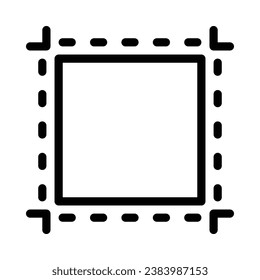 artboard vector icon on white background