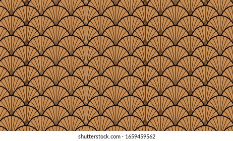 Art-deco background. 1920s style. Vector 10EPS 16 9. Modern ornament backdrop.