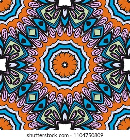 Art-deco fashion seamless pattern. vector illustration. For invitation wedding, valentine's, background, wallpaper.