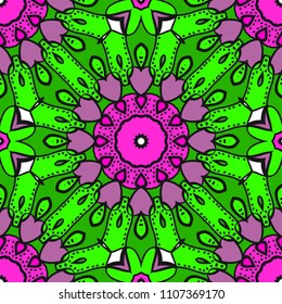 Art-deco fashion seamless pattern. vector illustration. For invitation wedding, valentine's, background, wallpaper.