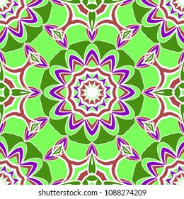 Art-deco floral pattern. Seamless. vector illustration. For invitation wedding, valentine's, background, wallpaper.
