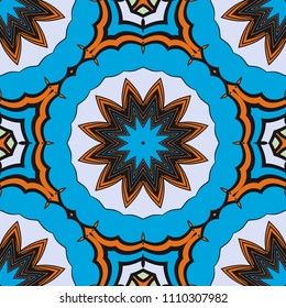Art-deco floral pattern. Seamless. vector illustration. For invitation wedding, valentine's, background, wallpaper.