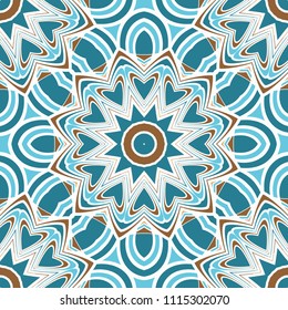 Art-deco floral pattern. Seamless. vector illustration. For invitation wedding, valentine's, background, wallpaper.
