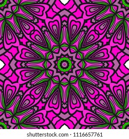 Art-deco floral pattern. Seamless. vector illustration. For invitation wedding, valentine's, background, wallpaper.