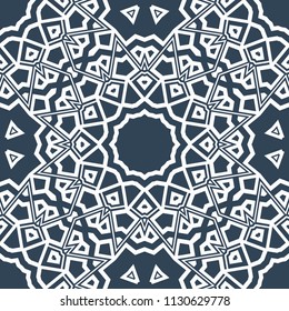 Art-deco floral pattern. Seamless. vector illustration. For invitation wedding, valentine's, background, wallpaper