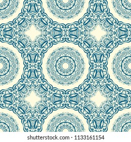 Art-deco floral pattern. Seamless. vector illustration. For invitation wedding, valentine's, background, wallpaper