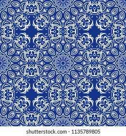 Art-deco floral pattern. Seamless. vector illustration. For invitation wedding, valentine's, background, wallpaper