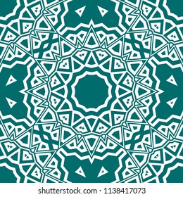 Art-deco floral pattern. Seamless. vector illustration. For invitation wedding, valentine's, background, wallpaper