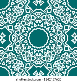 Art-deco floral pattern. Seamless. vector illustration. For invitation wedding, valentine's, background, wallpaper
