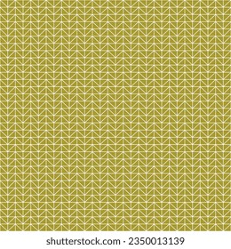 Artdeco Gold Triangle Seamless Pattern. Vector Illustration of Stylish Geometrical Background.    