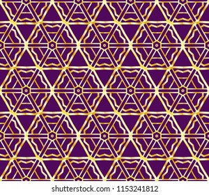 Art-deco pattern. Seamless. Vector illustration. For invitation background, wallpaper.