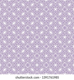 Art-deco seamless geometric pattern with retro ornament. Vector illustration